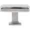 Jeffrey Alexander 1-3/4" Overall Length Polished Chrome Square Renzo Cabinet Knob 141L-PC - alternate 8
